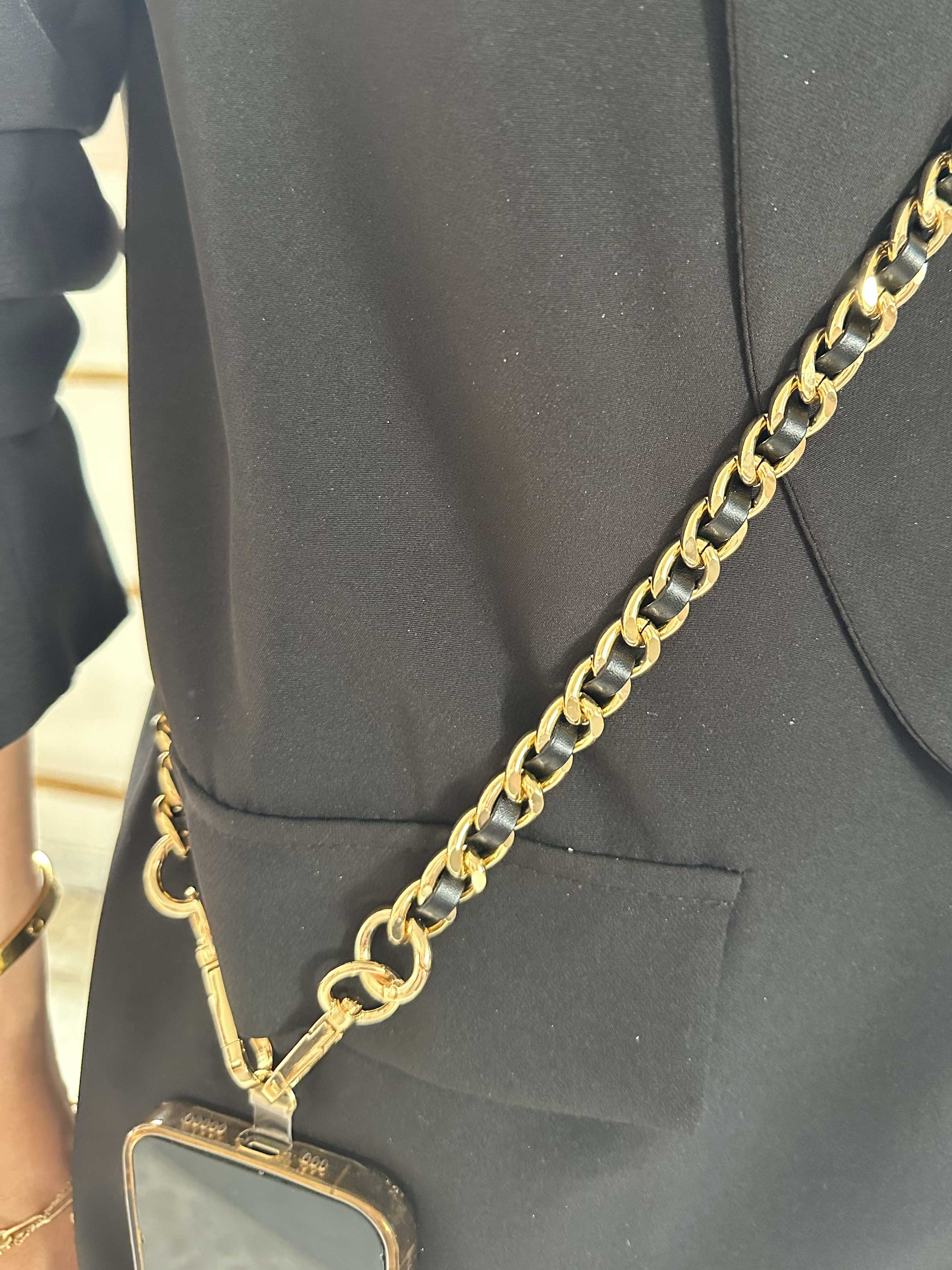 Neva - Guldkedja för mobiltelefoner, nycklar och väskor